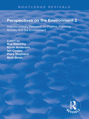 cover image of Perspectives on the Environment (Volume 2)